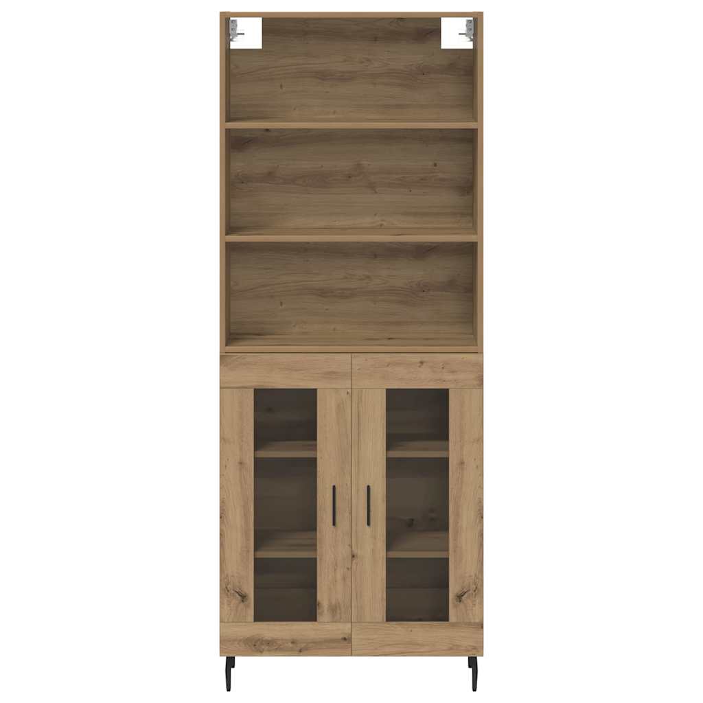 vidaXL Highboard Artisan Oak 69.5 x 34 x 180 cm