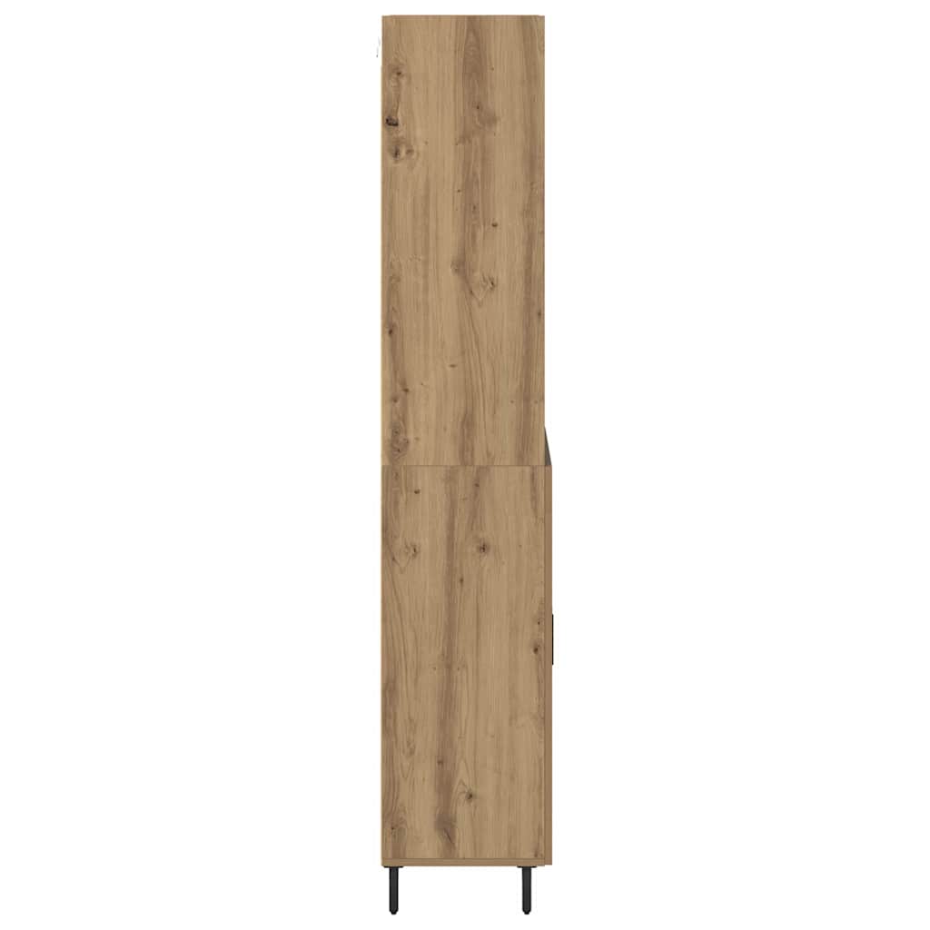vidaXL Highboard Artisan Oak 69.5 x 34 x 180 cm