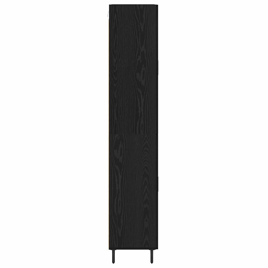 vidaXL Highboard 2 pcs Artisan Oak Engineered Wood and Glass