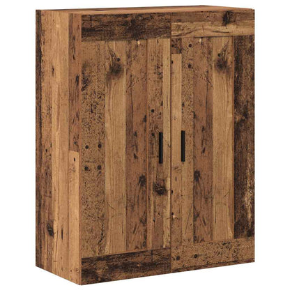 vidaXL Highboard 2 pcs Old Wood Engineered Wood