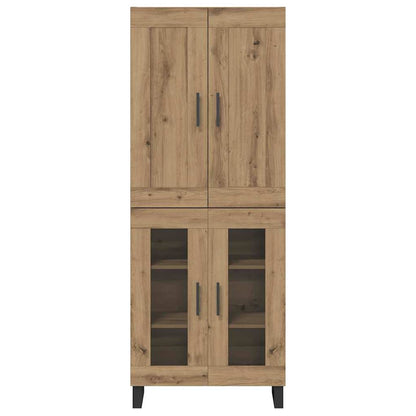 vidaXL Highboard Artisan Oak 69.5 x 34 x 180 cm Engineered Wood