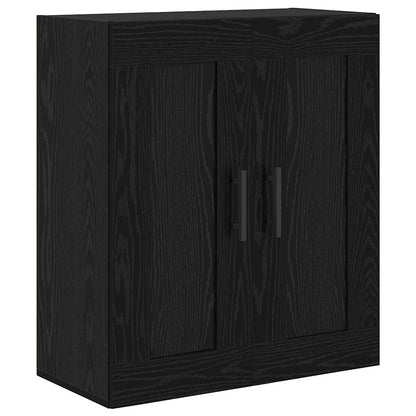 vidaXL Highboard Black Oak 69.5 x 34 x 180 cm Engineered Wood