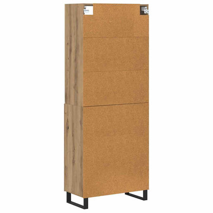 vidaXL Highboard 2 pcs Artisan Oak 69.5 x 34 x 180 cm