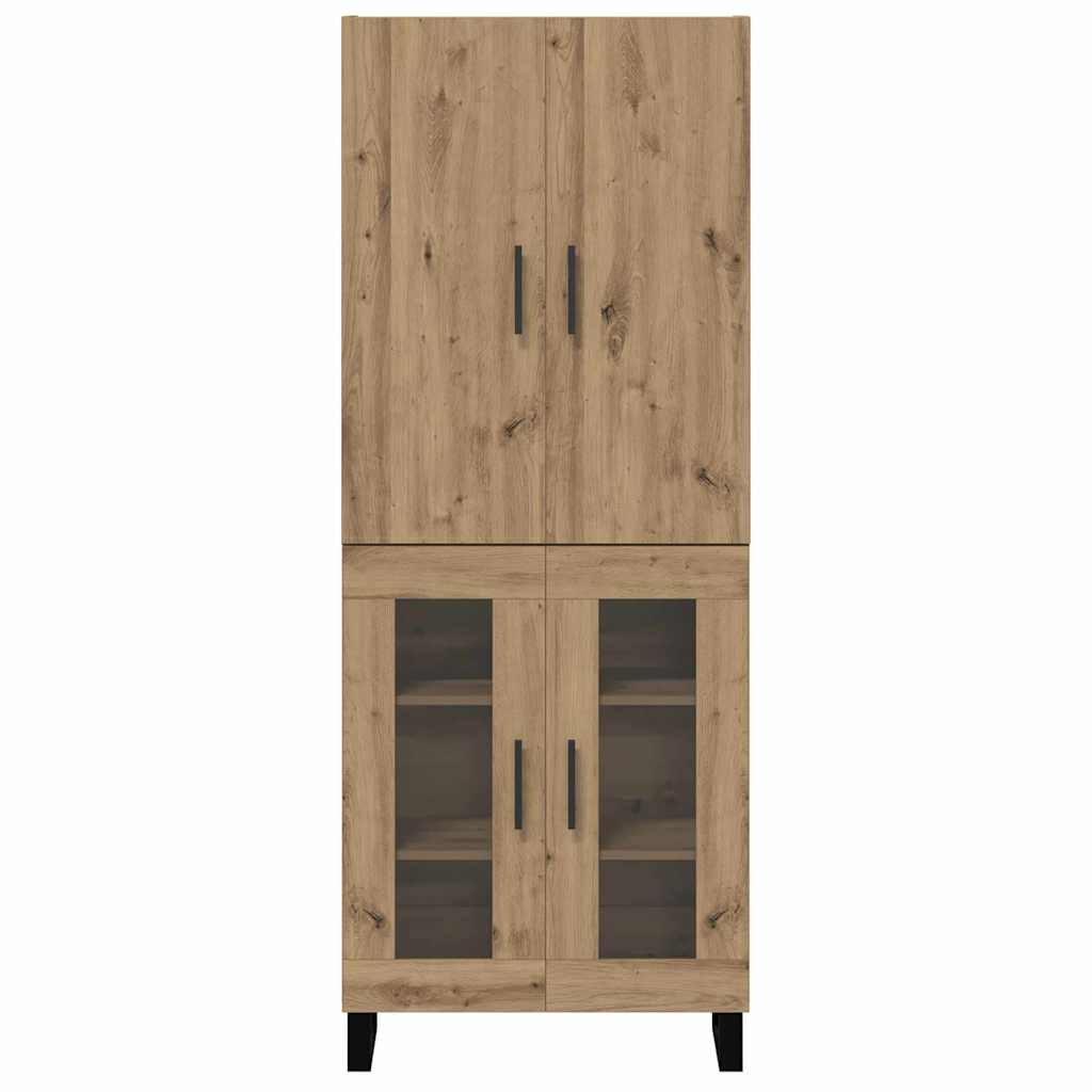 vidaXL Highboard 2 pcs Artisan Oak 69.5 x 34 x 180 cm
