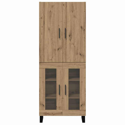 vidaXL Highboard 2 pcs Artisan Oak 69.5 x 34 x 180 cm