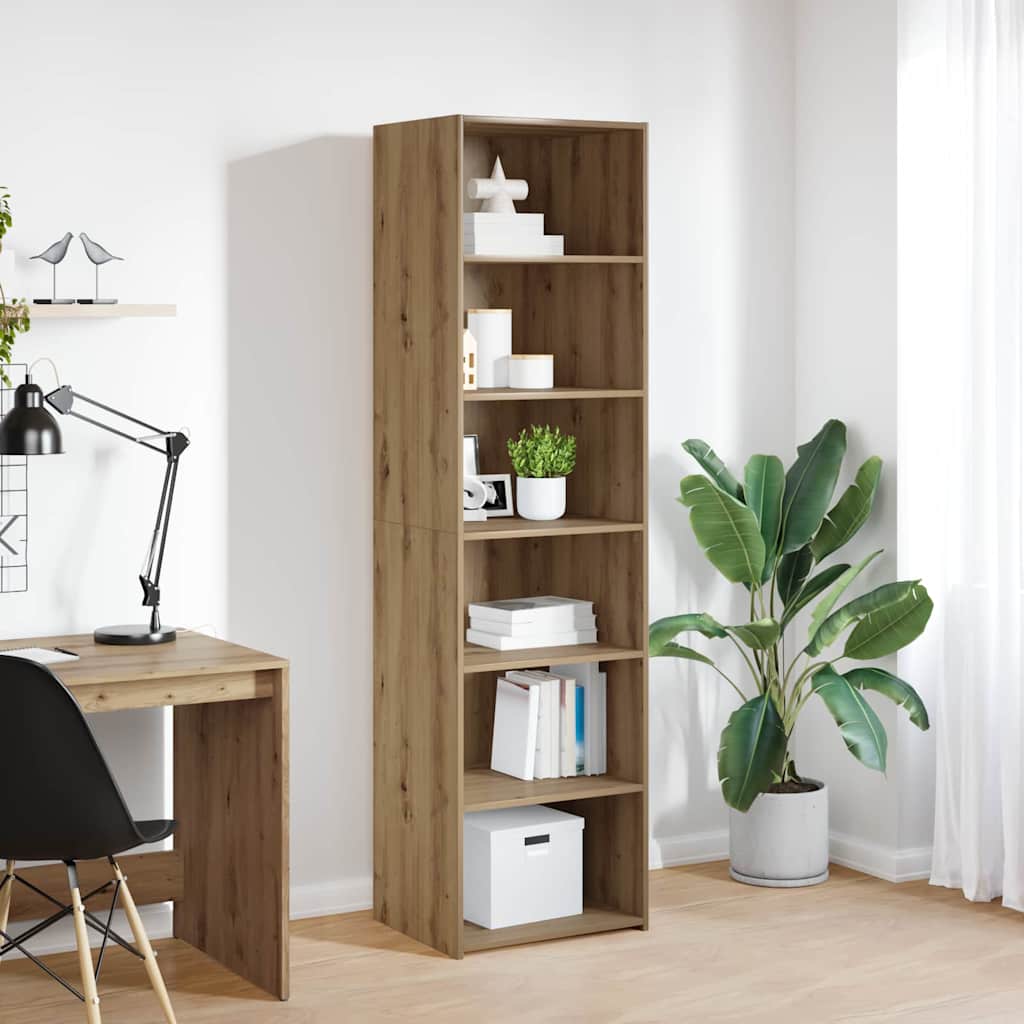 vidaXL Cabinet Artisan Oak 50 x 41 x 185 cm Engineered Wood