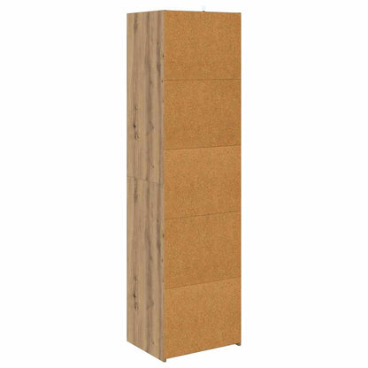 vidaXL Cabinet Artisan Oak 50 x 41 x 185 cm Engineered Wood