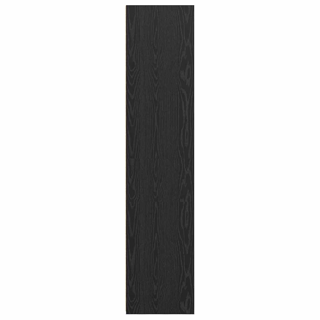 vidaXL Cabinet Black Oak 50 x 41 x 185 cm Engineered Wood