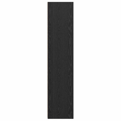 vidaXL Cabinet Black Oak 50 x 41 x 185 cm Engineered Wood