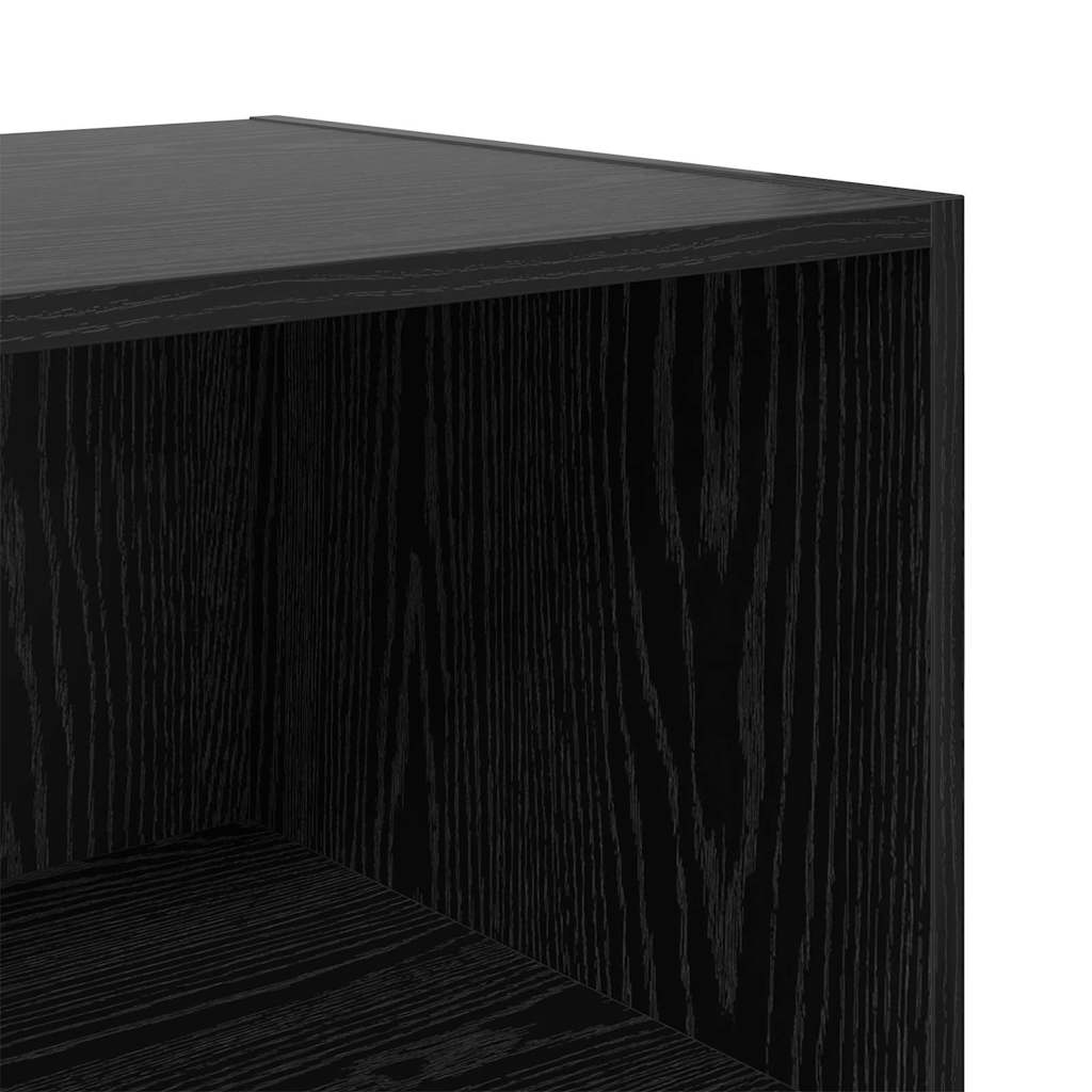 vidaXL Wardrobe Black Oak 100 x 50x 200 cm Engineered Wood