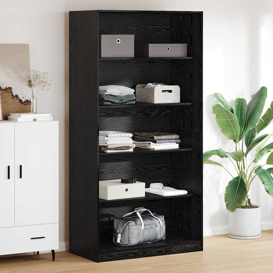vidaXL Wardrobe Black Oak 100 x 50x 200 cm Engineered Wood