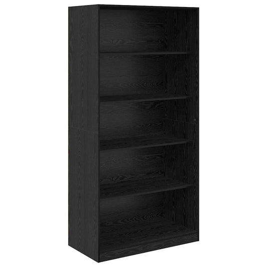 vidaXL Wardrobe Black Oak 100 x 50x 200 cm Engineered Wood