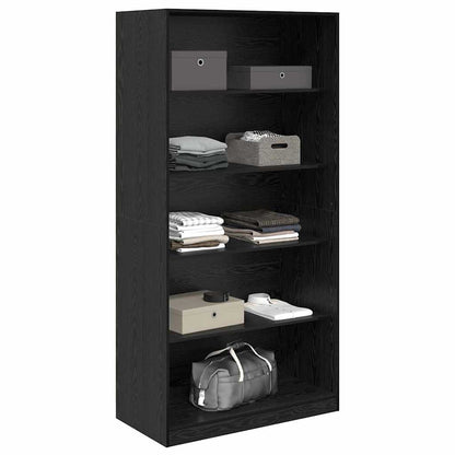 vidaXL Wardrobe Black Oak 100 x 50x 200 cm Engineered Wood