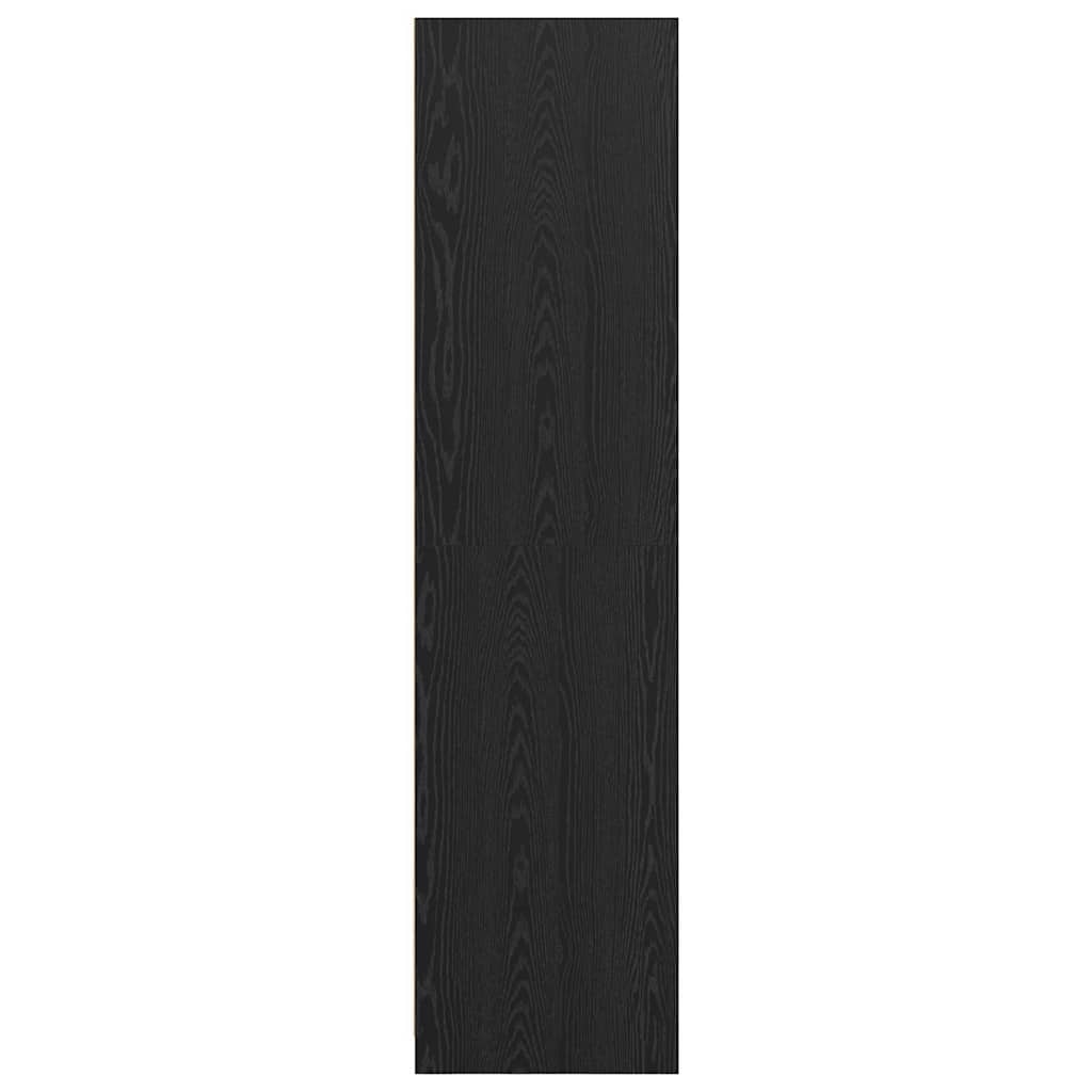 vidaXL Wardrobe Black Oak 100 x 50x 200 cm Engineered Wood