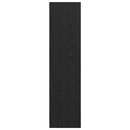 vidaXL Wardrobe Black Oak 30 x 50 x 200 cm Engineered Wood