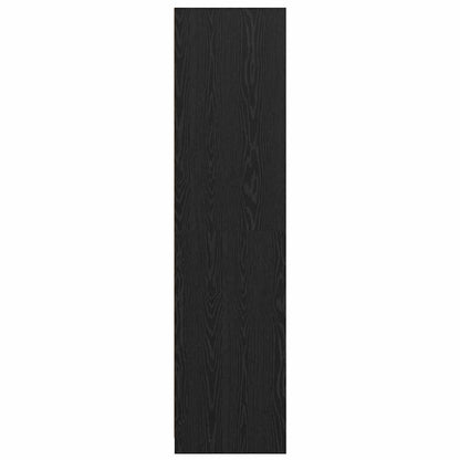 vidaXL Wardrobe Black Oak 80 x 50 x 200 cm Engineered Wood