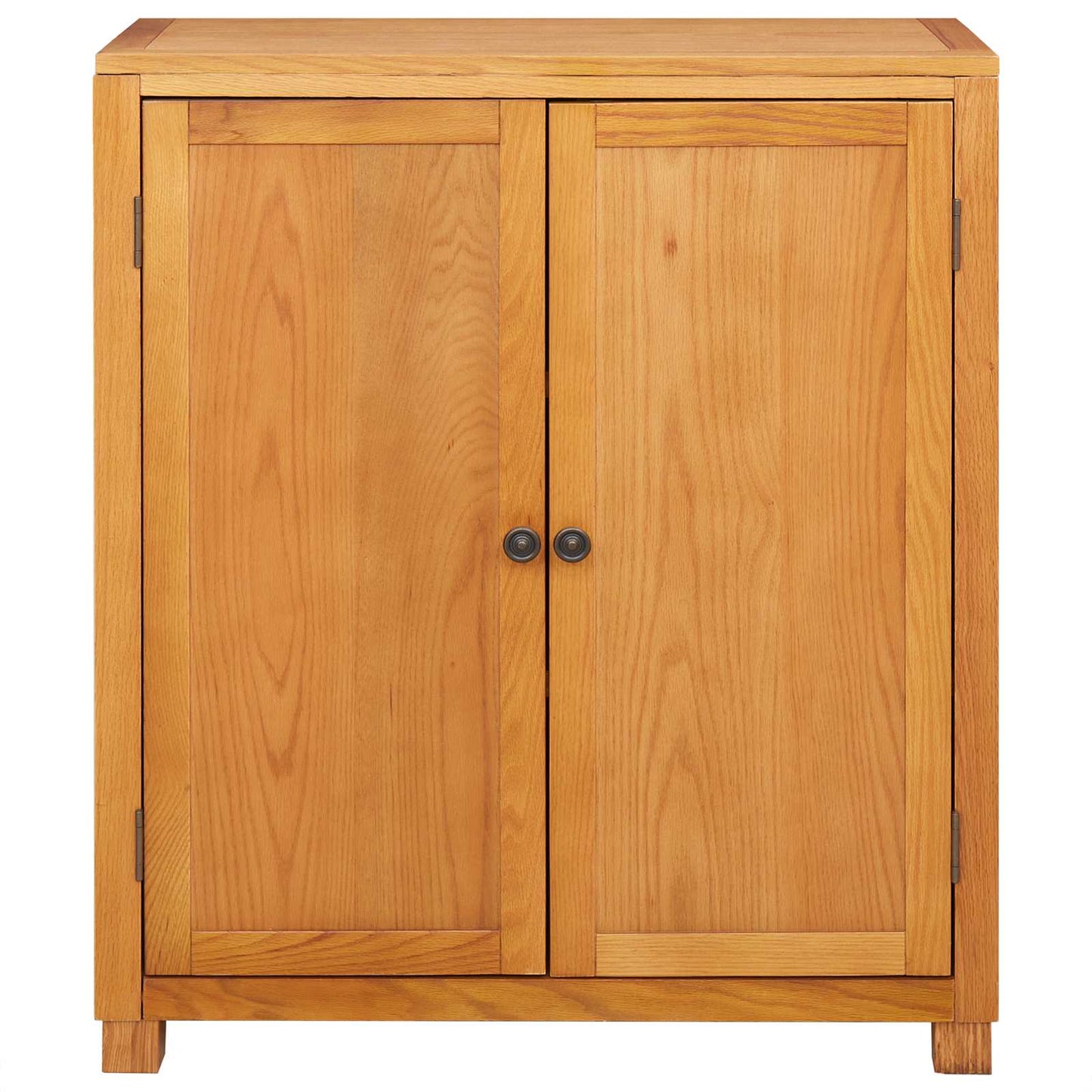 vidaXL Cabinet with Storage Brown 80 x 35 x 95 cm Solid Oak Wood