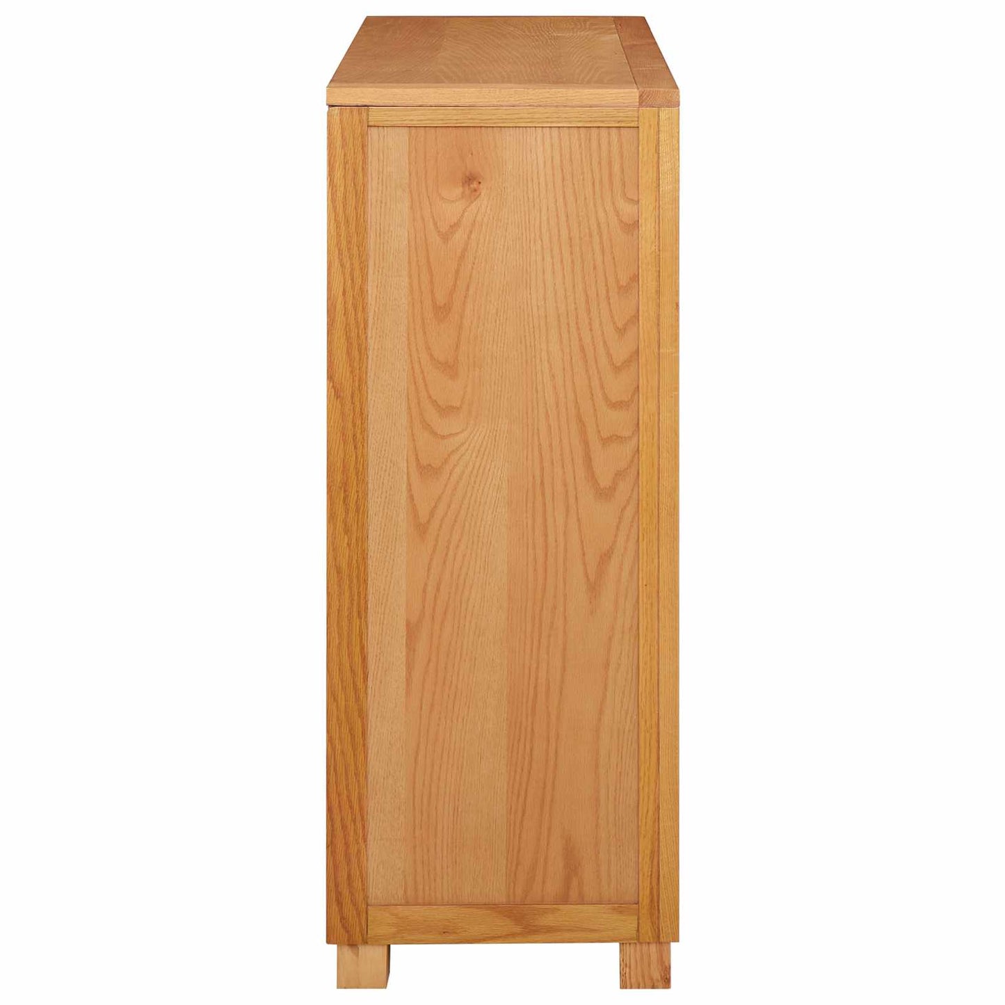 vidaXL Cabinet with Storage Brown 80 x 35 x 95 cm Solid Oak Wood