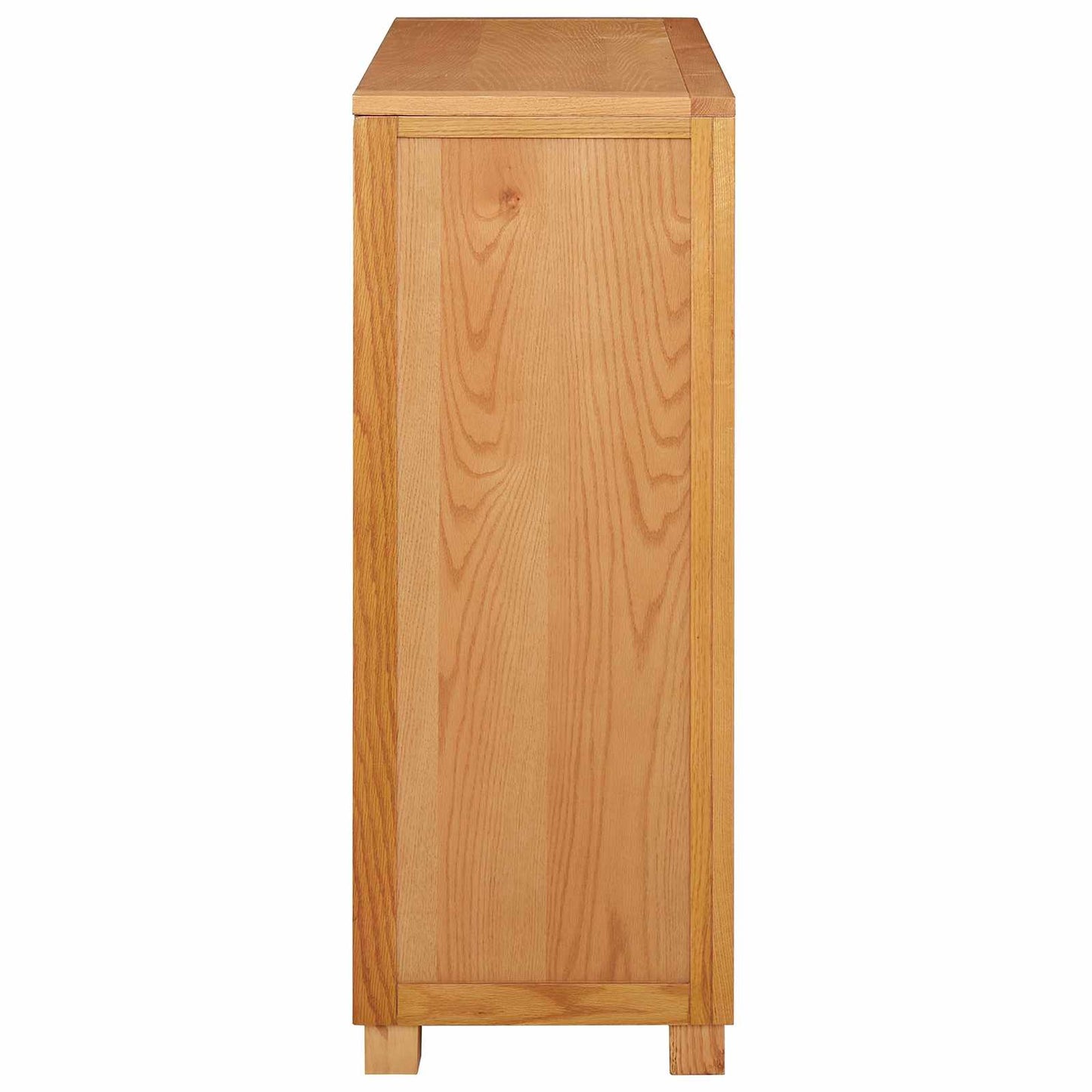 vidaXL Cabinet with Shelf Brown 80 x 35 x 95 cm Solid Oak Wood