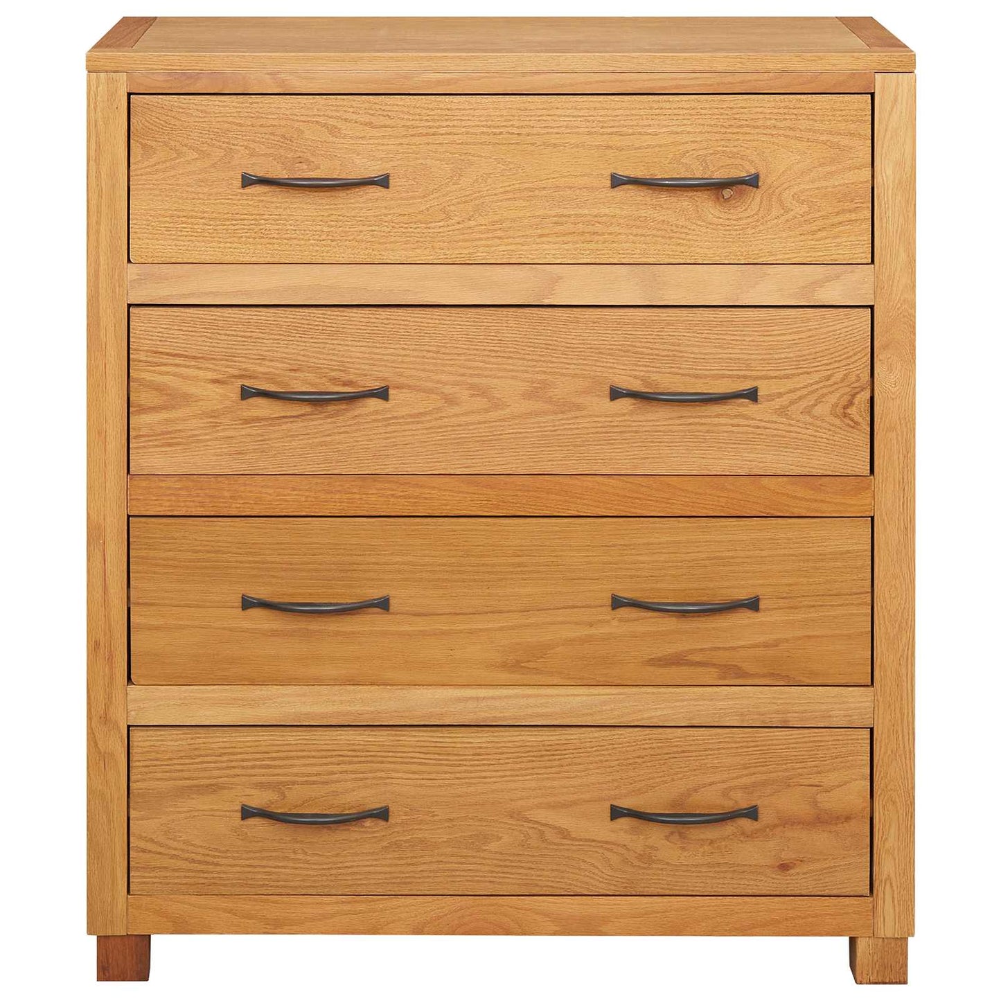 vidaXL Cabinet with Drawer Brown 80 x 35 x 95 cm Solid Oak Wood