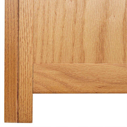 vidaXL Cabinet with Storage Brown 78 x 50 x 70 cm Solid Oak Wood