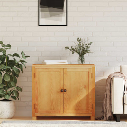 vidaXL Cabinet with Storage Brown 78 x 50 x 70 cm Solid Oak Wood