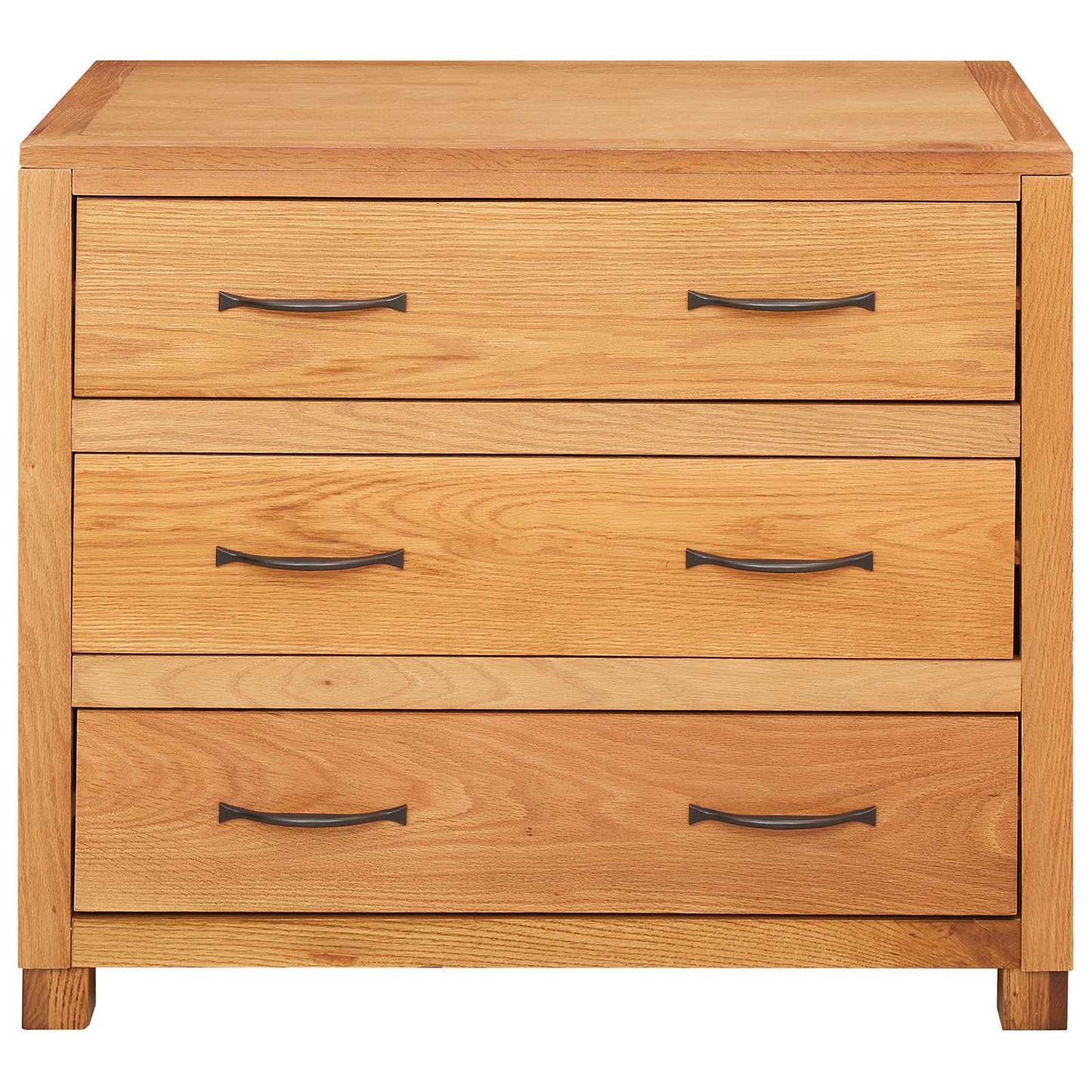 vidaXL Cabinet with Drawer Brown 80 x 50 x 70 cm Solid Oak Wood