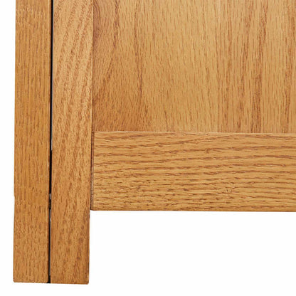 vidaXL Wardrobe with Storage Brown 80 x 50 x 115 cm Solid Oak Wood