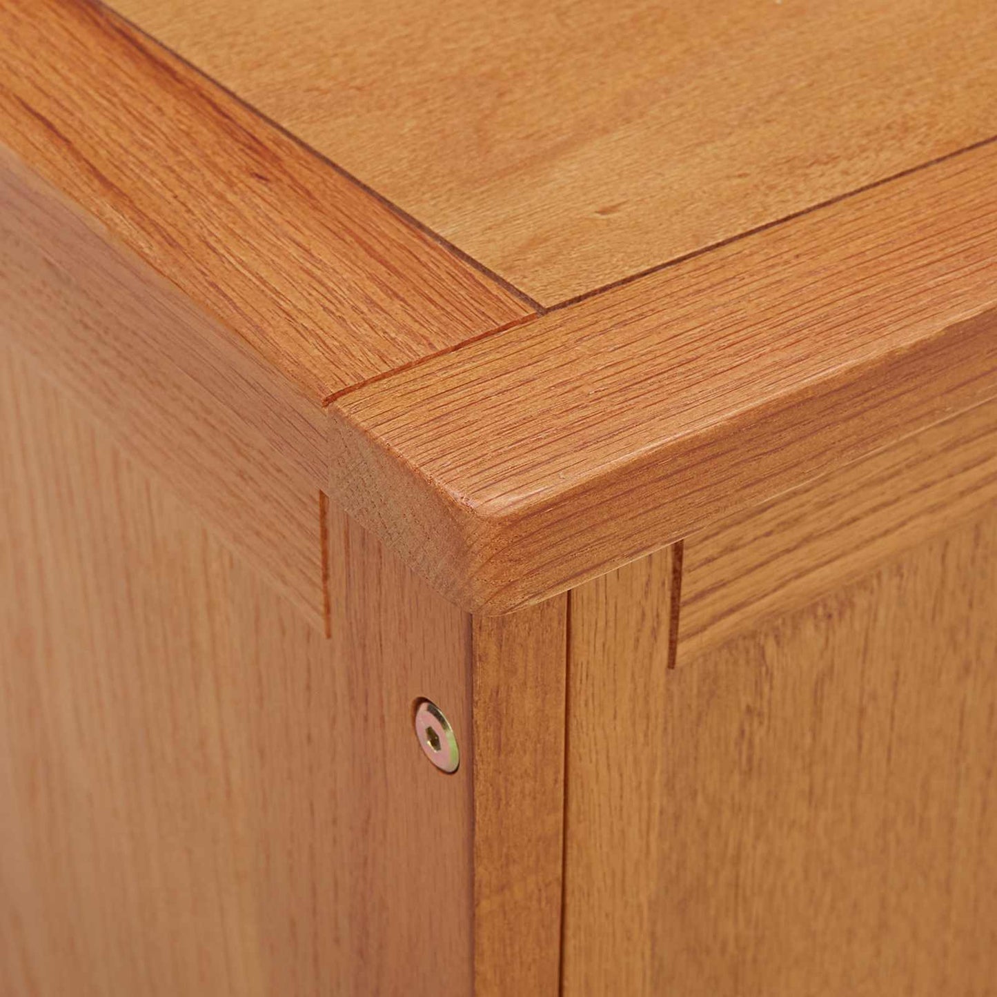 vidaXL Storage Box with Storage 50 x 45 x 45 cm Solid Oak Wood