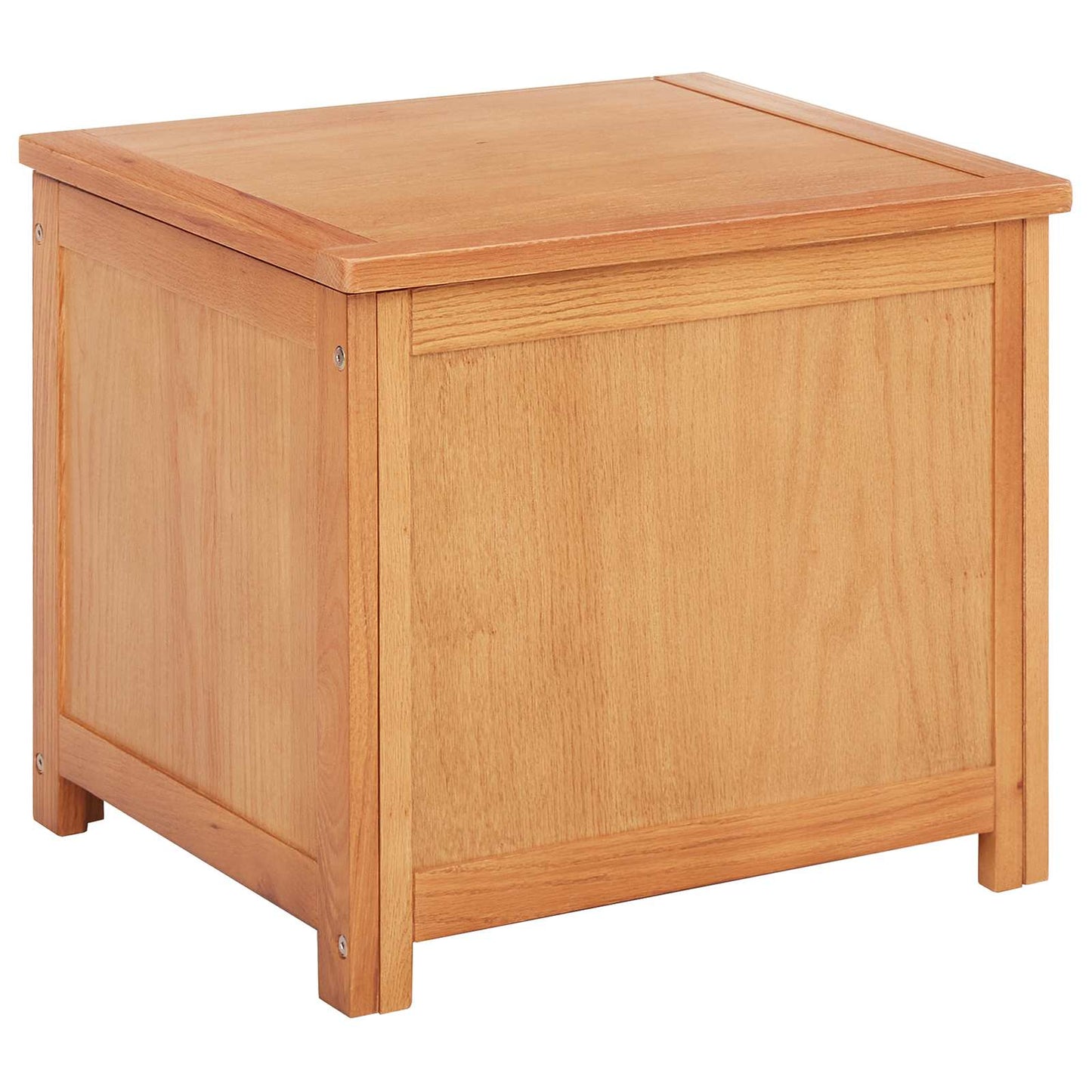 vidaXL Storage Box with Storage 50 x 45 x 45 cm Solid Oak Wood