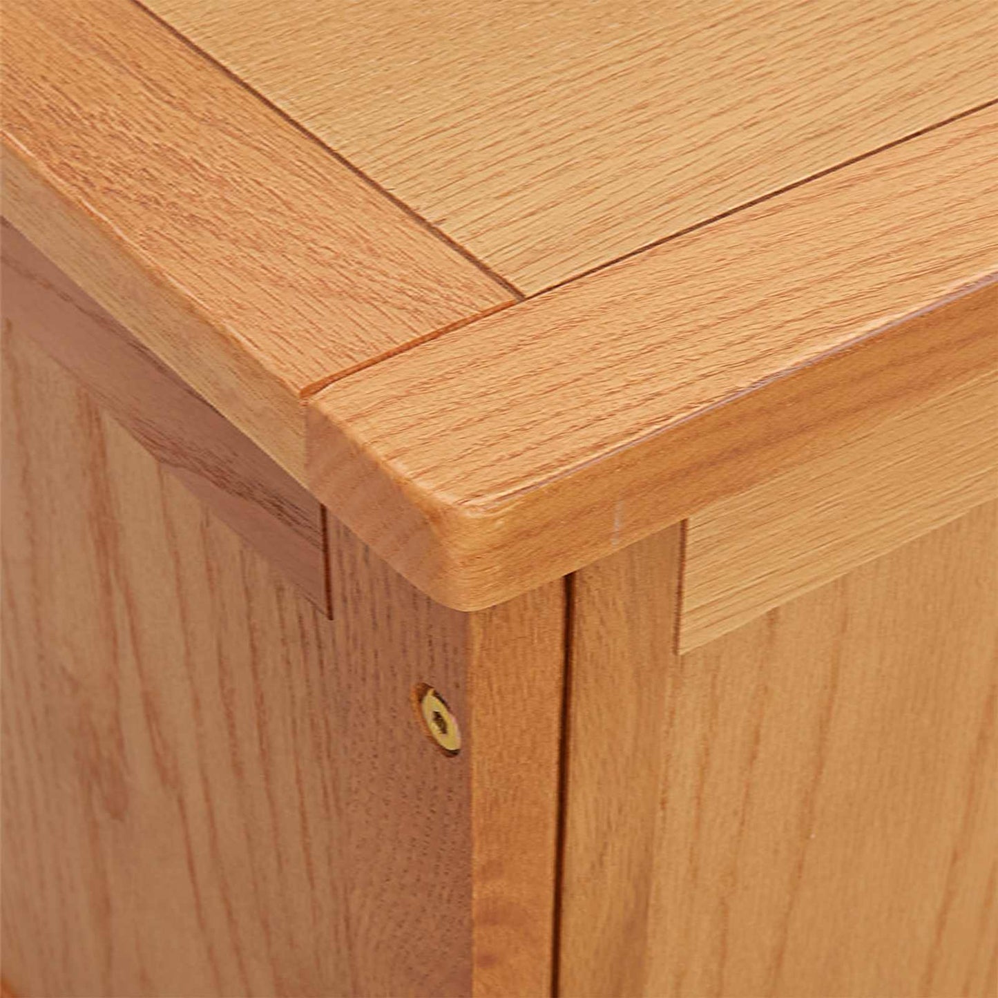 vidaXL Storage Box 90 x 45 x 45 cm Solid Oak Wood