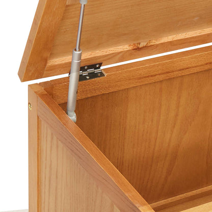 vidaXL Storage Box 90 x 45 x 45 cm Solid Oak Wood
