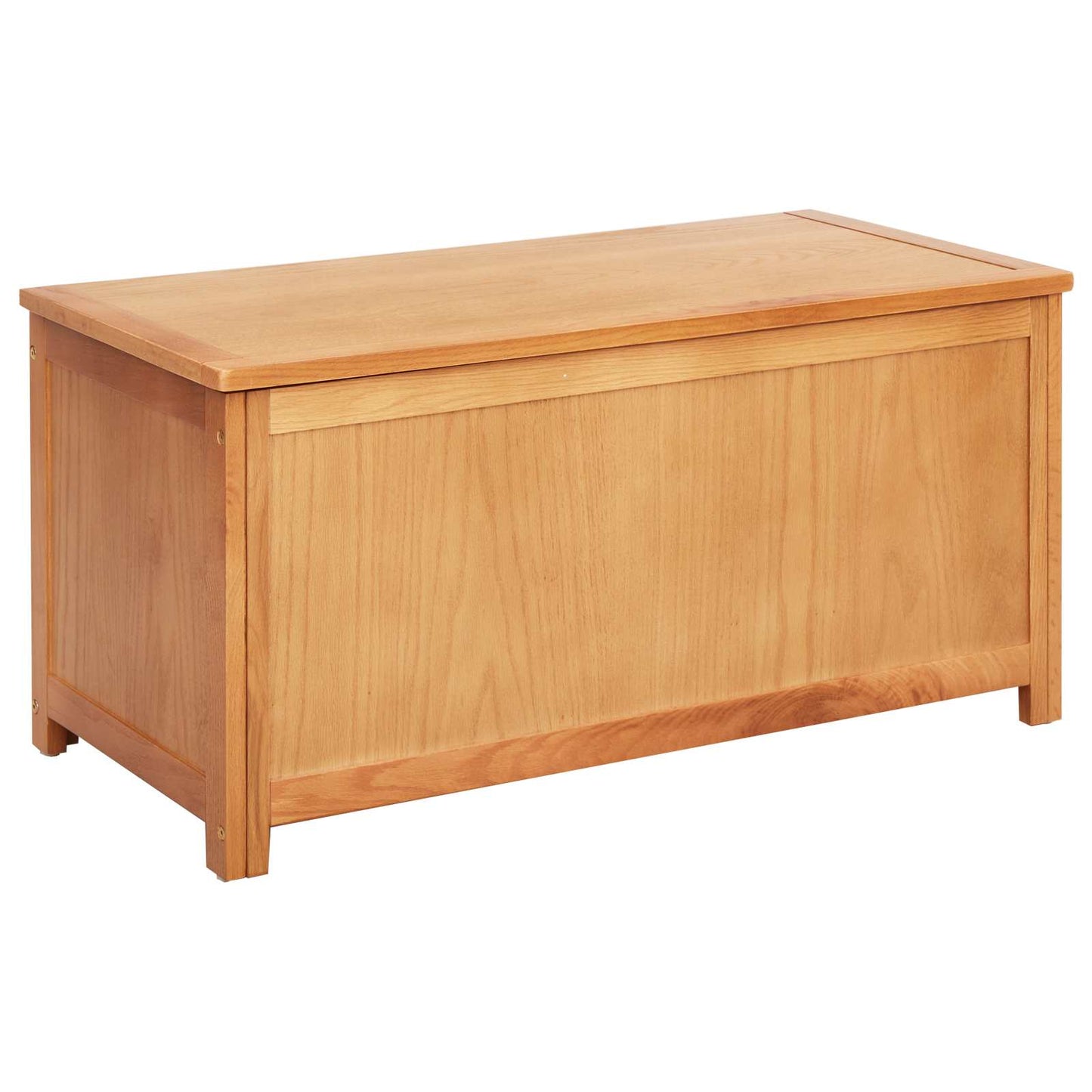 vidaXL Storage Box 90 x 45 x 45 cm Solid Oak Wood