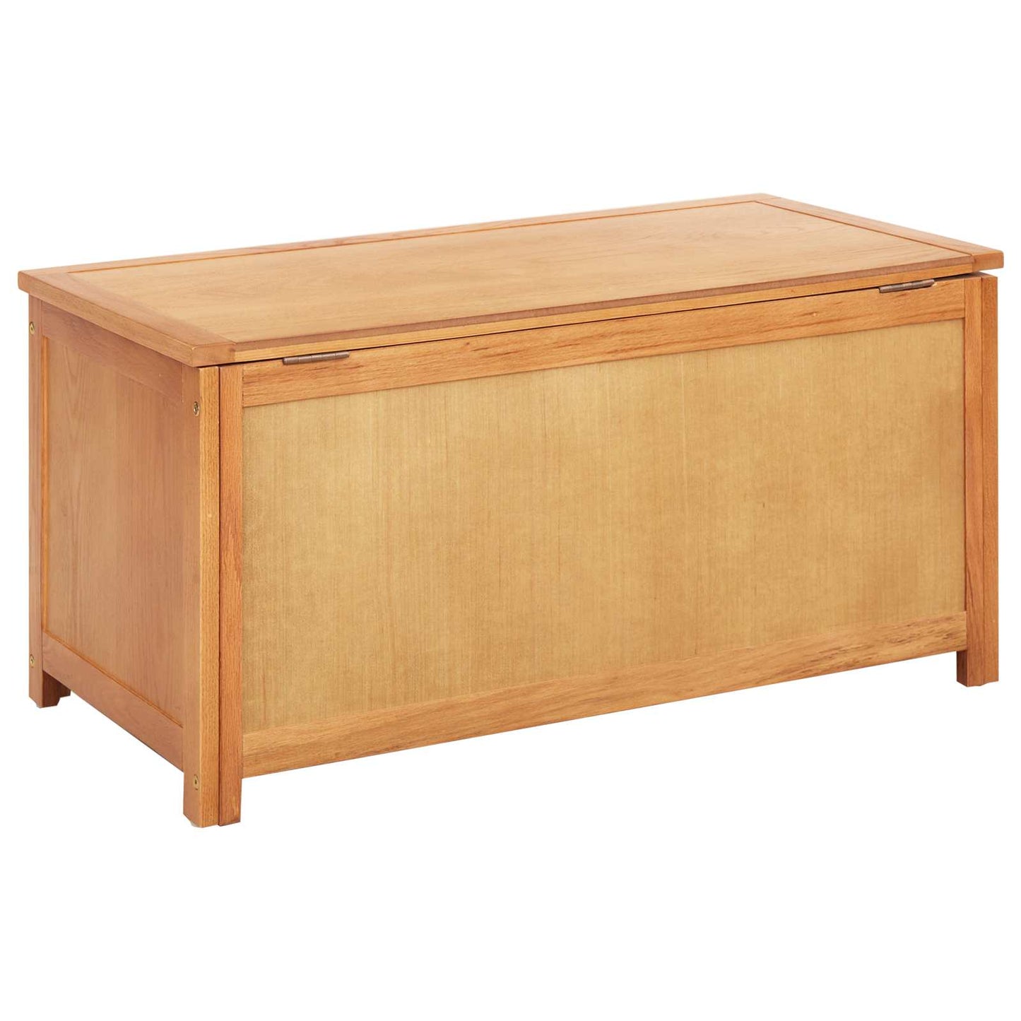 vidaXL Storage Box 90 x 45 x 45 cm Solid Oak Wood