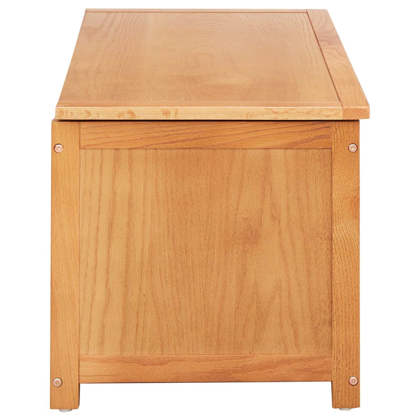 vidaXL Storage Box 90 x 45 x 45 cm Solid Oak Wood