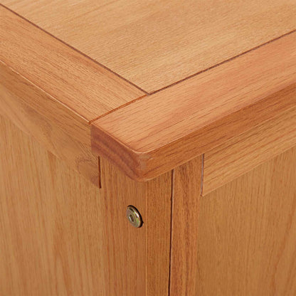 vidaXL Storage Box 110 x 45 x 45 cm Solid Oak Wood