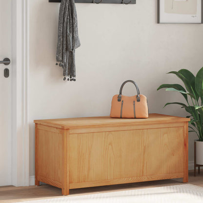 vidaXL Storage Box 110 x 45 x 45 cm Solid Oak Wood