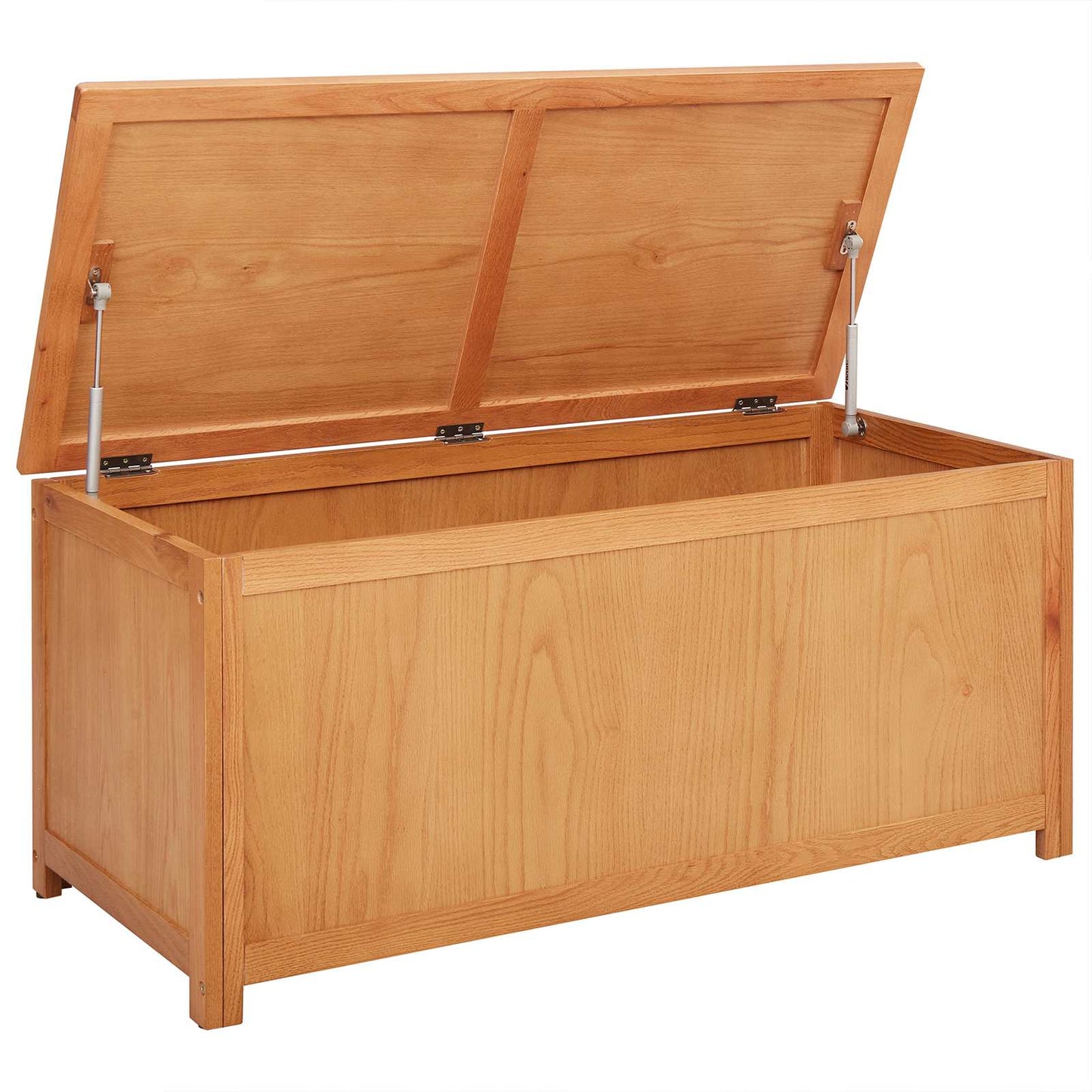 vidaXL Storage Box 110 x 45 x 45 cm Solid Oak Wood