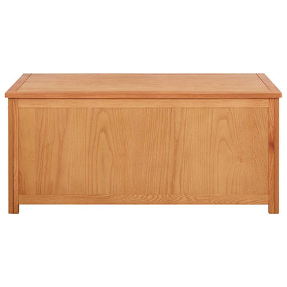 vidaXL Storage Box 110 x 45 x 45 cm Solid Oak Wood