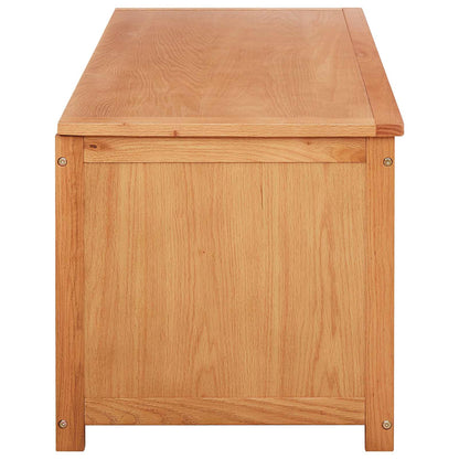vidaXL Storage Box 110 x 45 x 45 cm Solid Oak Wood