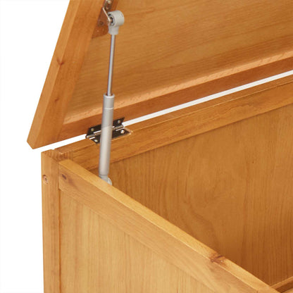 vidaXL Storage Box 150 x 45 x 45 cm Solid Oak Wood