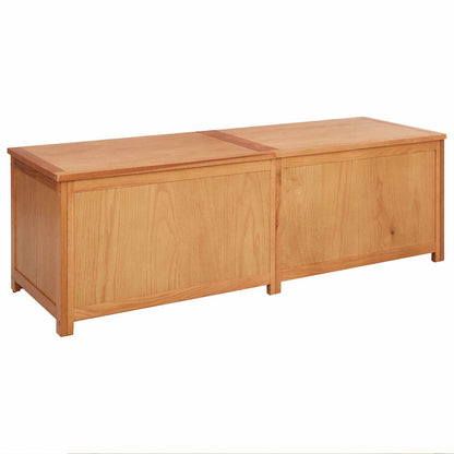 vidaXL Storage Box 150 x 45 x 45 cm Solid Oak Wood