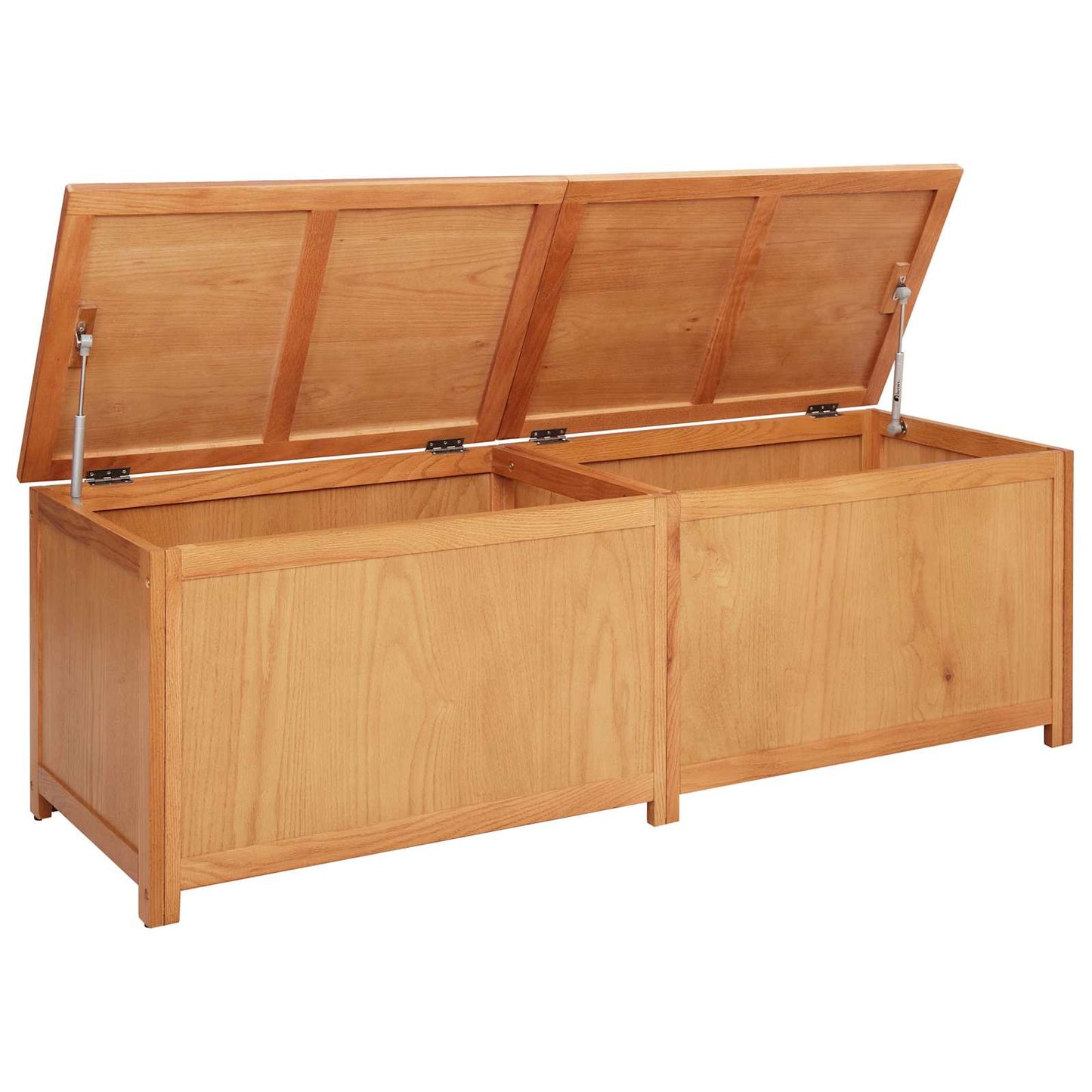 vidaXL Storage Box 150 x 45 x 45 cm Solid Oak Wood