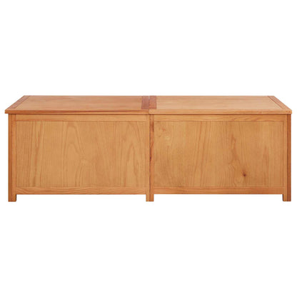 vidaXL Storage Box 150 x 45 x 45 cm Solid Oak Wood