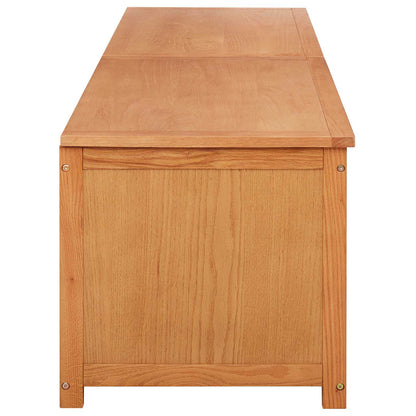 vidaXL Storage Box 150 x 45 x 45 cm Solid Oak Wood