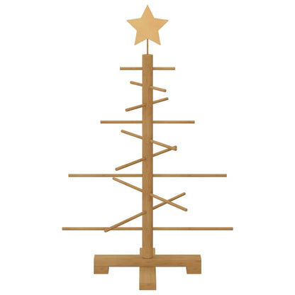vidaXL Wooden Christmas Tree Brown 75 cm Bamboo