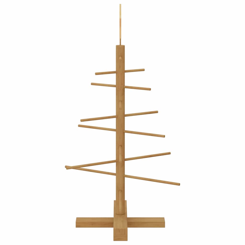 vidaXL Wooden Christmas Tree Brown 75 cm Bamboo