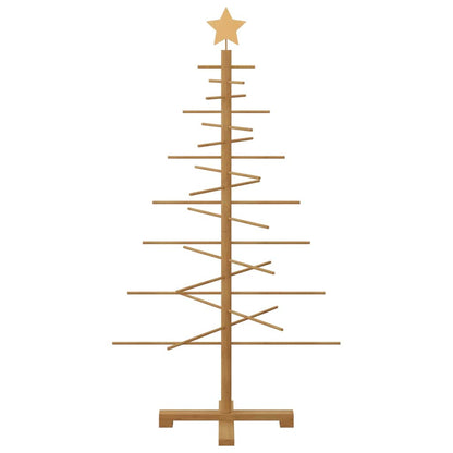 vidaXL Wooden Christmas Tree Brown 125 cm Bamboo