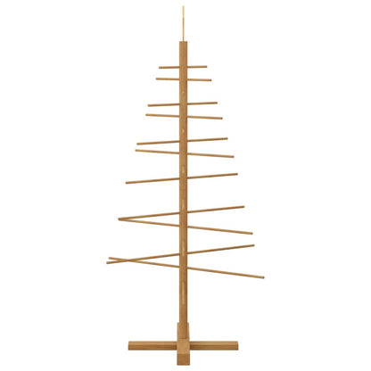 vidaXL Wooden Christmas Tree Brown 125 cm Bamboo