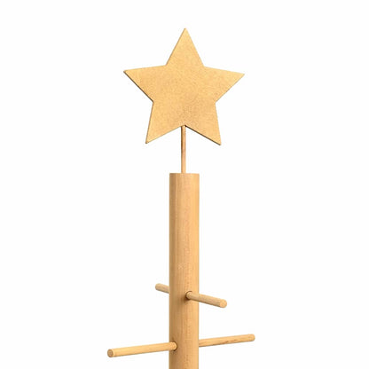 vidaXL Wooden Christmas Tree Brown 150 cm Bamboo
